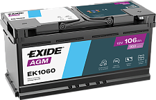Аккумулятор Exide AGM EK1060 (106 Ah) L6 3661024037938